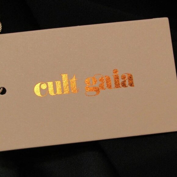 Cult Gaia Women's Midi Skirt Size 2 | Ariet High-Rise Skirt with Side Rock - Picture 4 of 5